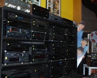 We have hundreds of pieces of electronic equipment for sale including tuners, amps, turntables, speakers, tape decks, CD & DVD players, just to name a few.